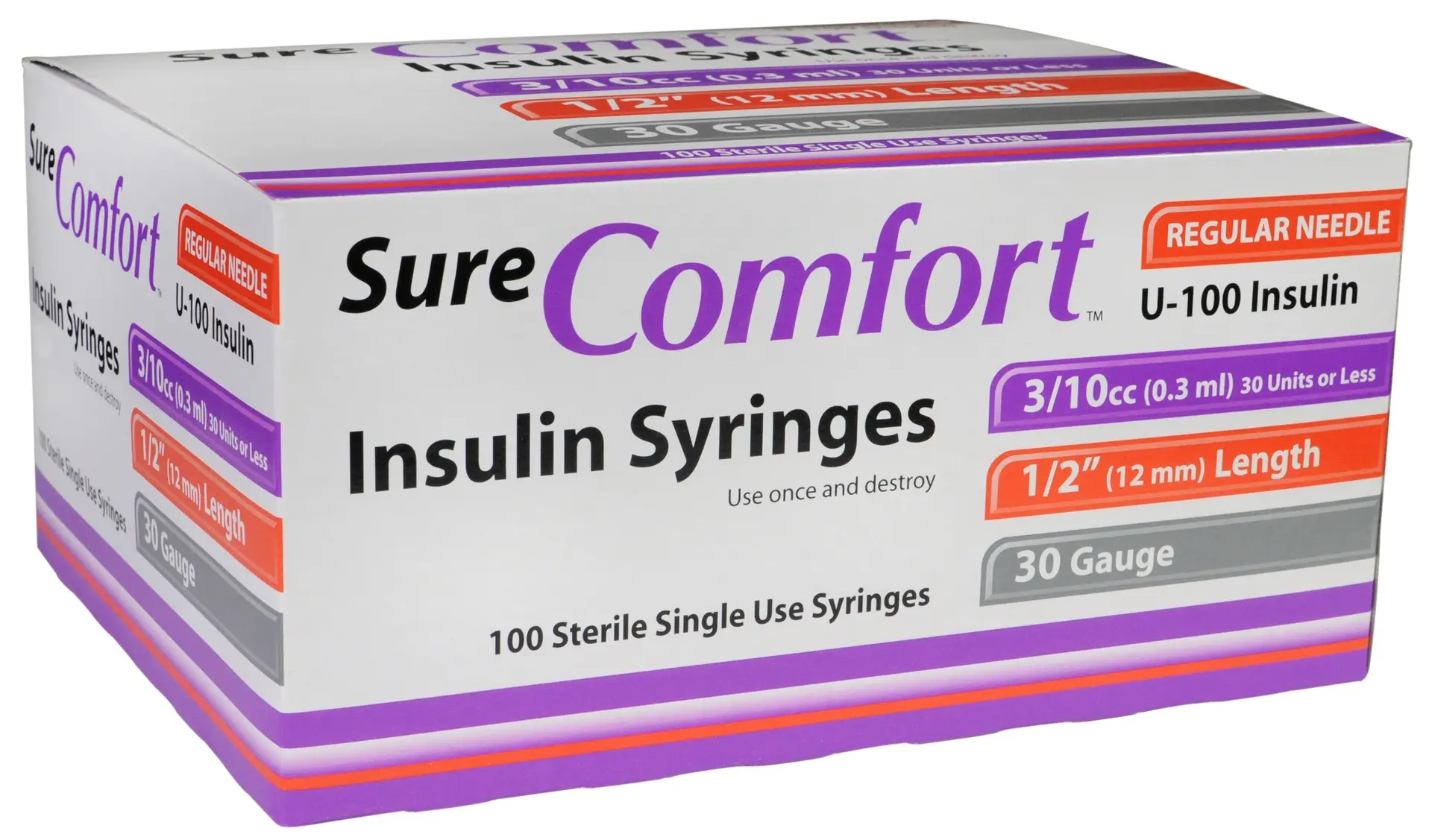 Allison Medical Sure Comfort U100 Insulin Syringes, SureComfort - Image 18
