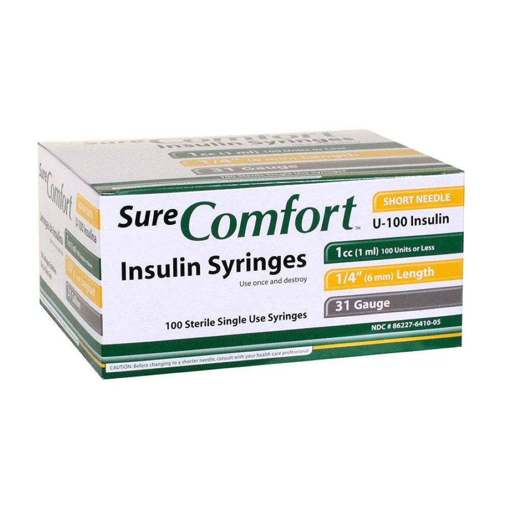 Allison Medical Sure Comfort U100 Insulin Syringes, SureComfort - Image 5