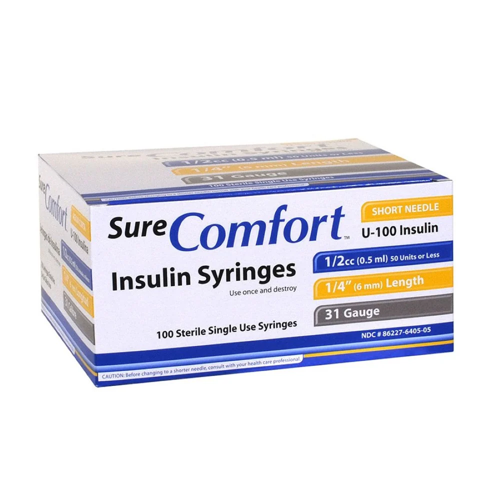 Allison Medical Sure Comfort U100 Insulin Syringes, SureComfort - Image 6
