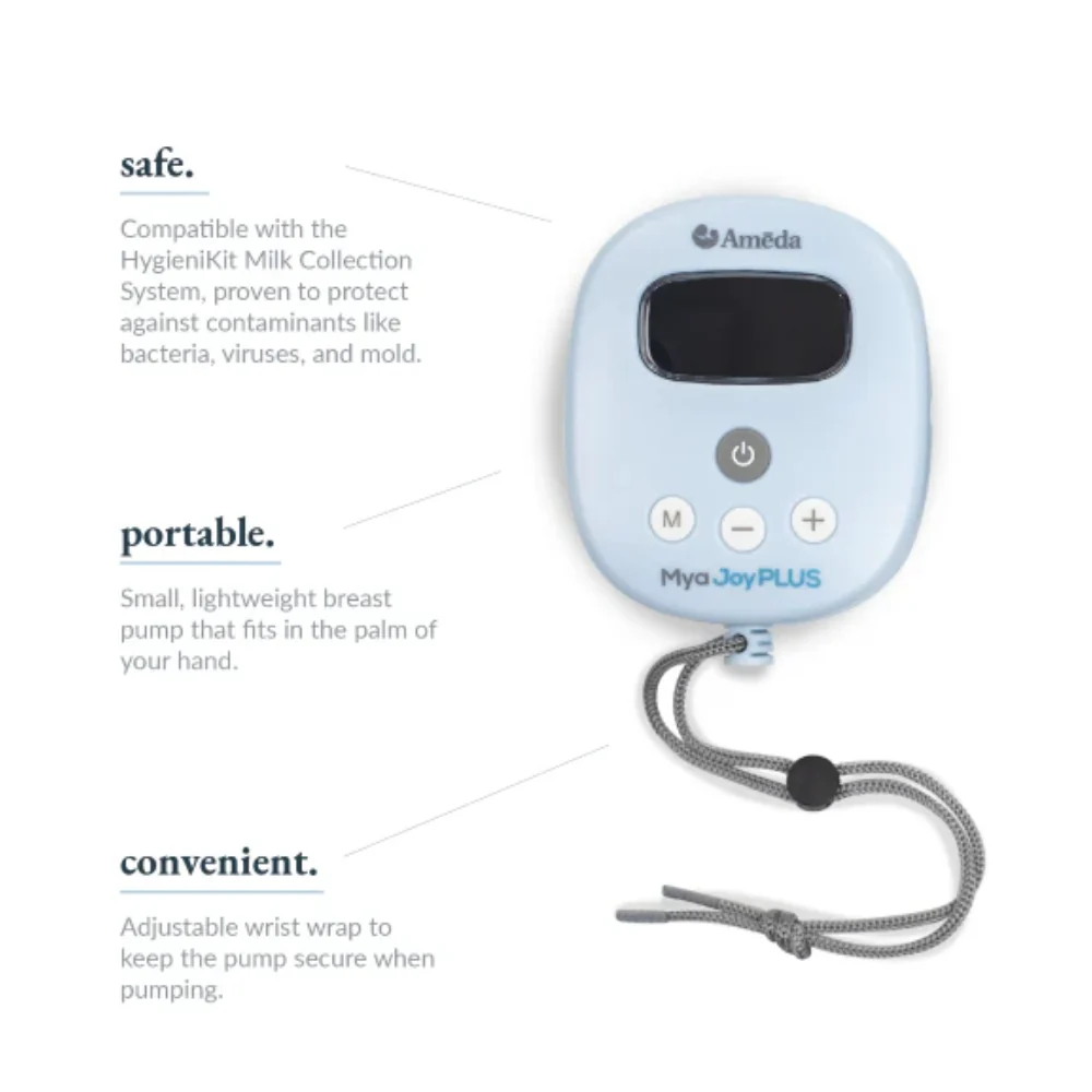 Ameda Mya Joy PLUS Hospital Grade Double Breast Pump, Portable and Rechargeable - Image 4