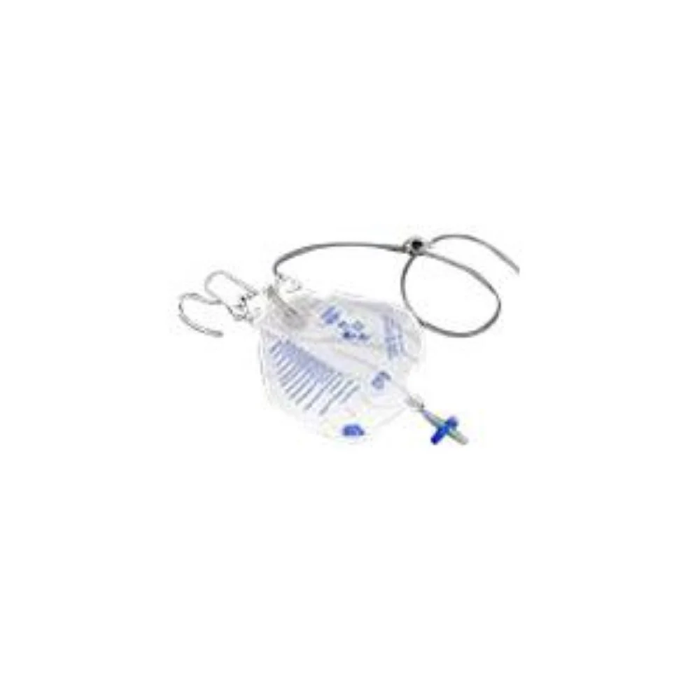 Amsino AMSure Urinary 2000 mL Pear Shape Drainage Bag, Anti-Reflux