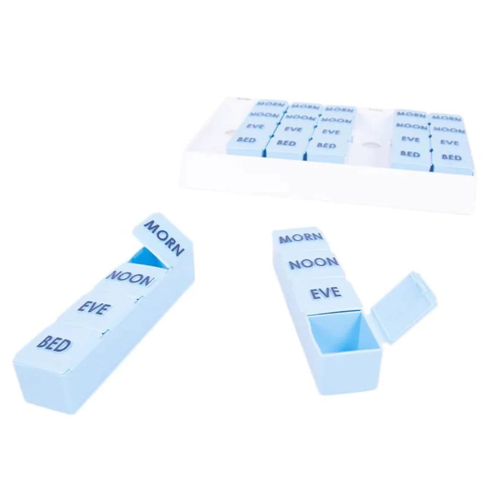 Apex Medi Tray Pill Organizer 28 Color-Coded Compartments - Image 3