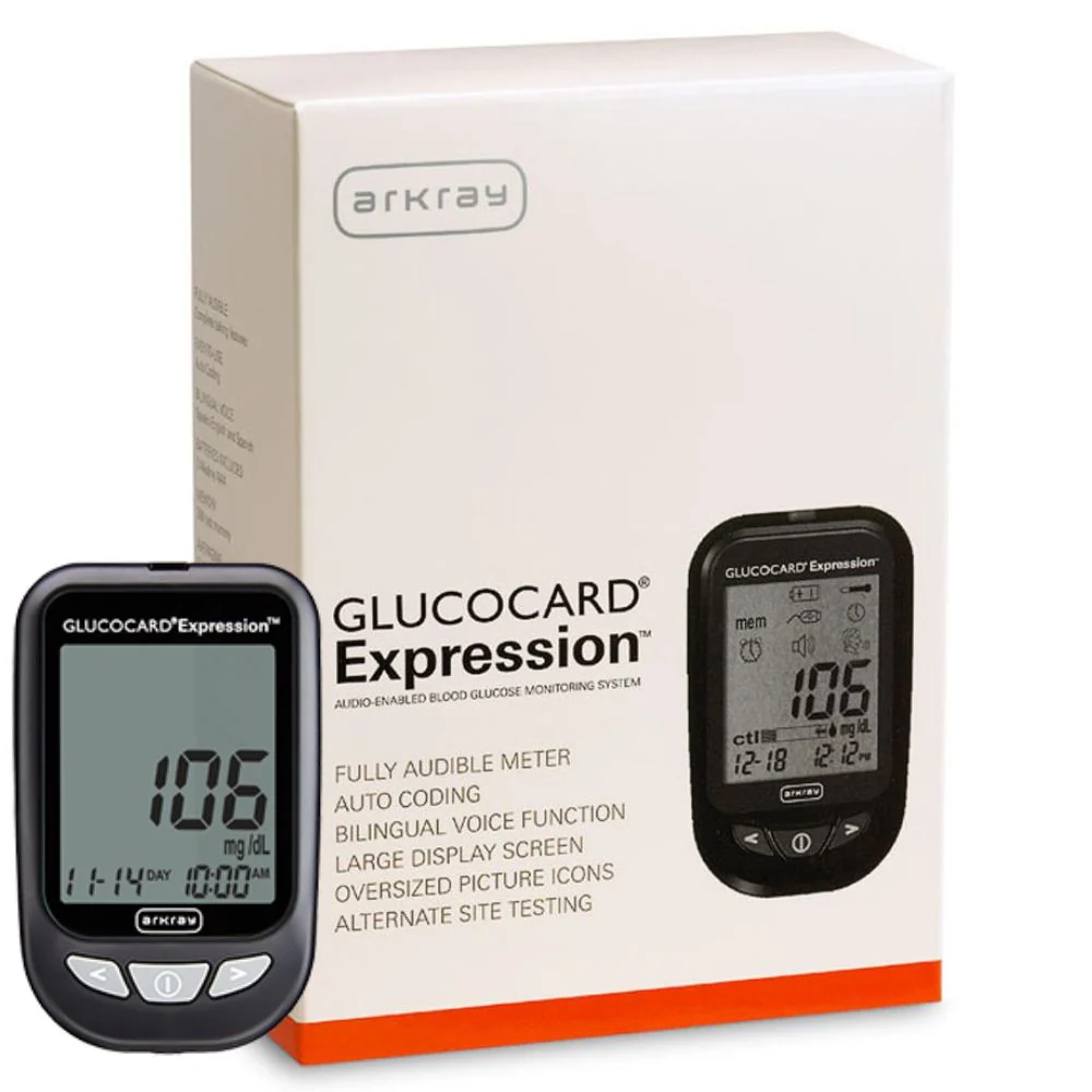 Arkray Glucocard Expression Blood Glucose Test Strips / Meter / Monitoring Kits - Image 2