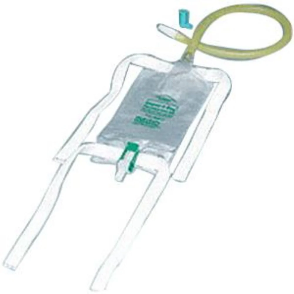Bard Dispoz-a-Bag Urinary Drainage Leg Bag 18" Tubing with Flip Flo Valve