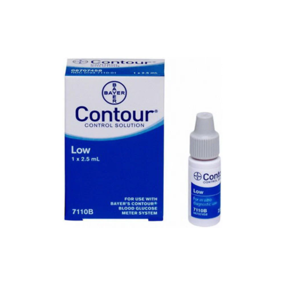 Bayer Contour Blood Glucose Control Solution, 1/2mL