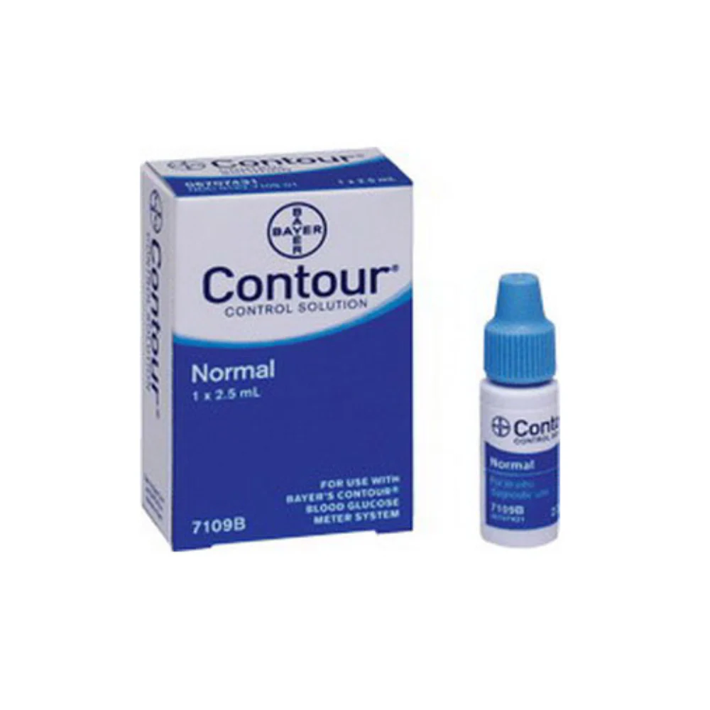 Bayer Contour Blood Glucose Control Solution, 1/2mL - Image 2