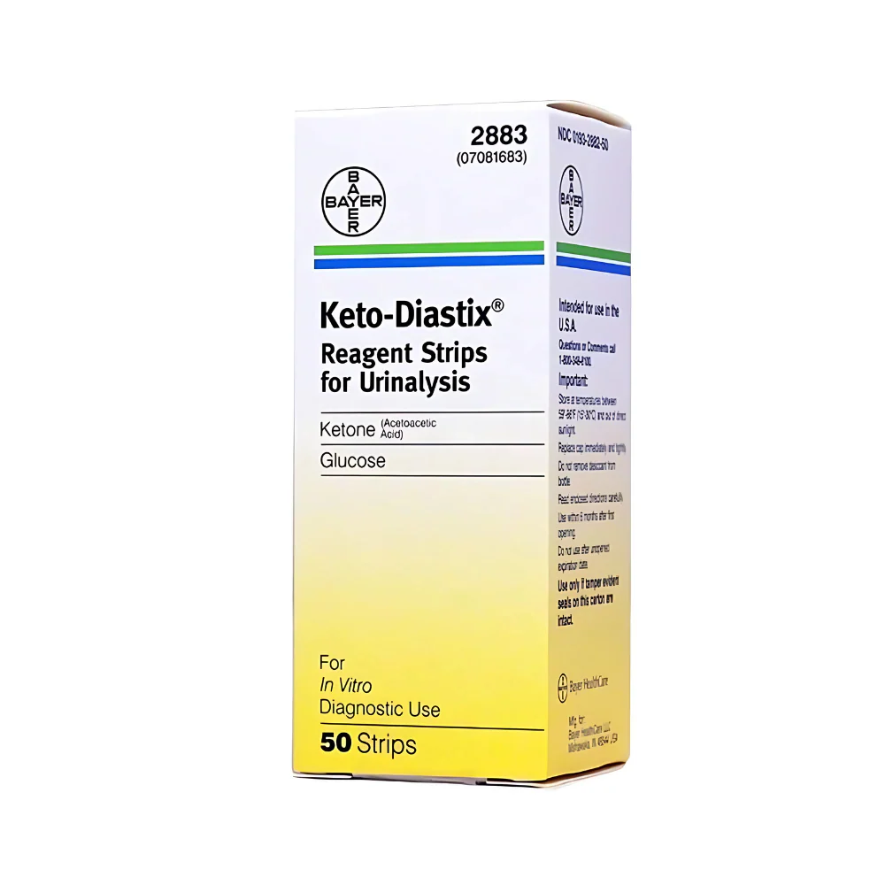 Bayer Keto-Diastix Reagent Strips for Urinalysis, Glucose & Ketone Testing - Image 2