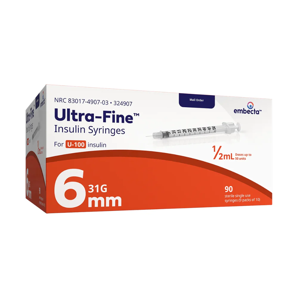 embecta Veo with Ultra-Fine Needle U100 Insulin Syringes, BD Becton Dickinson - Image 3