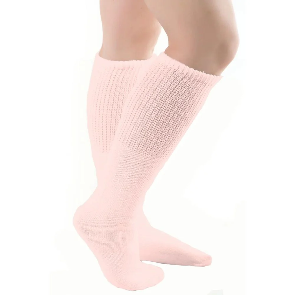 CareApparel CareActive Diabetic Swellsox Tube Socks, One Size Fits All, 2 Pairs - Image 3