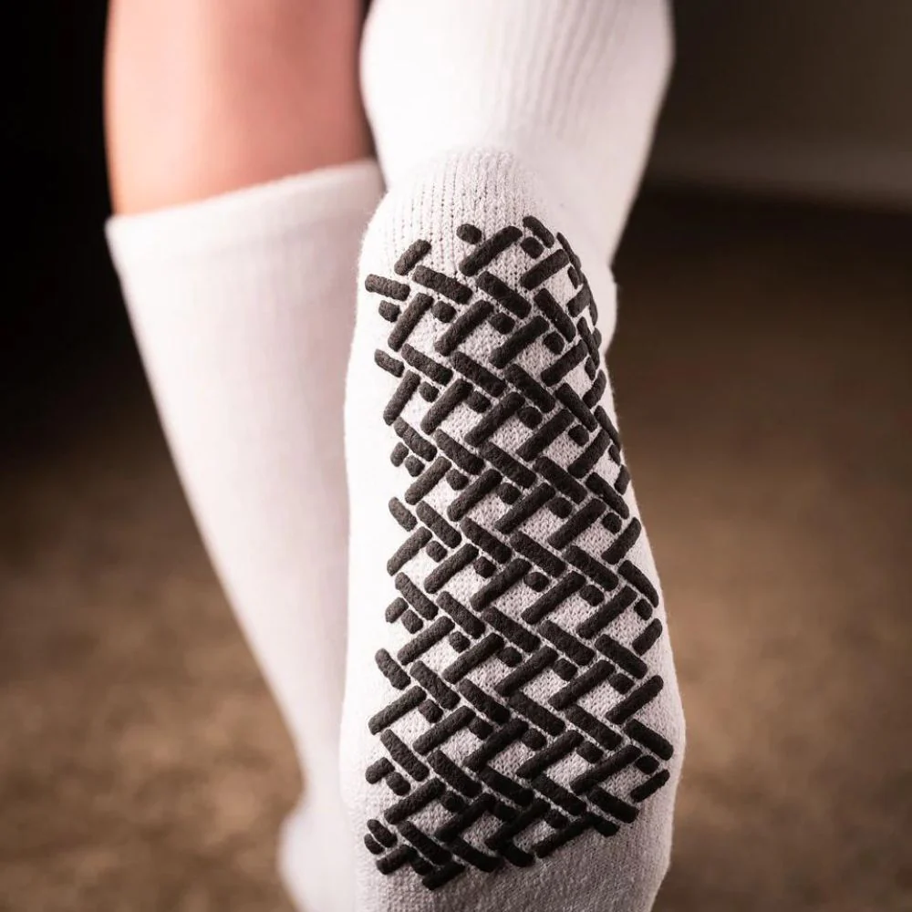 CareApparel CareActive Diabetic Non Skids Crew Socks, 2 Pairs - Image 5