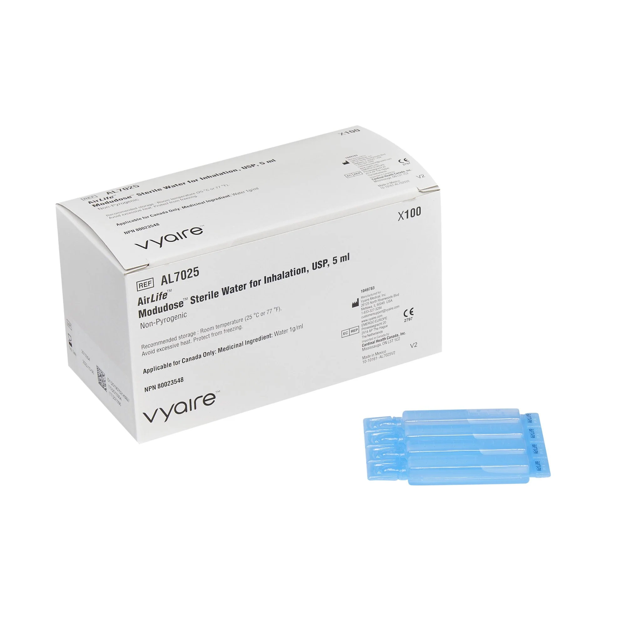 Cardinal Health AirLife MODUDOSE Sterile Water Unit Dose Solution, 3 mL to 5 mL - Image 3