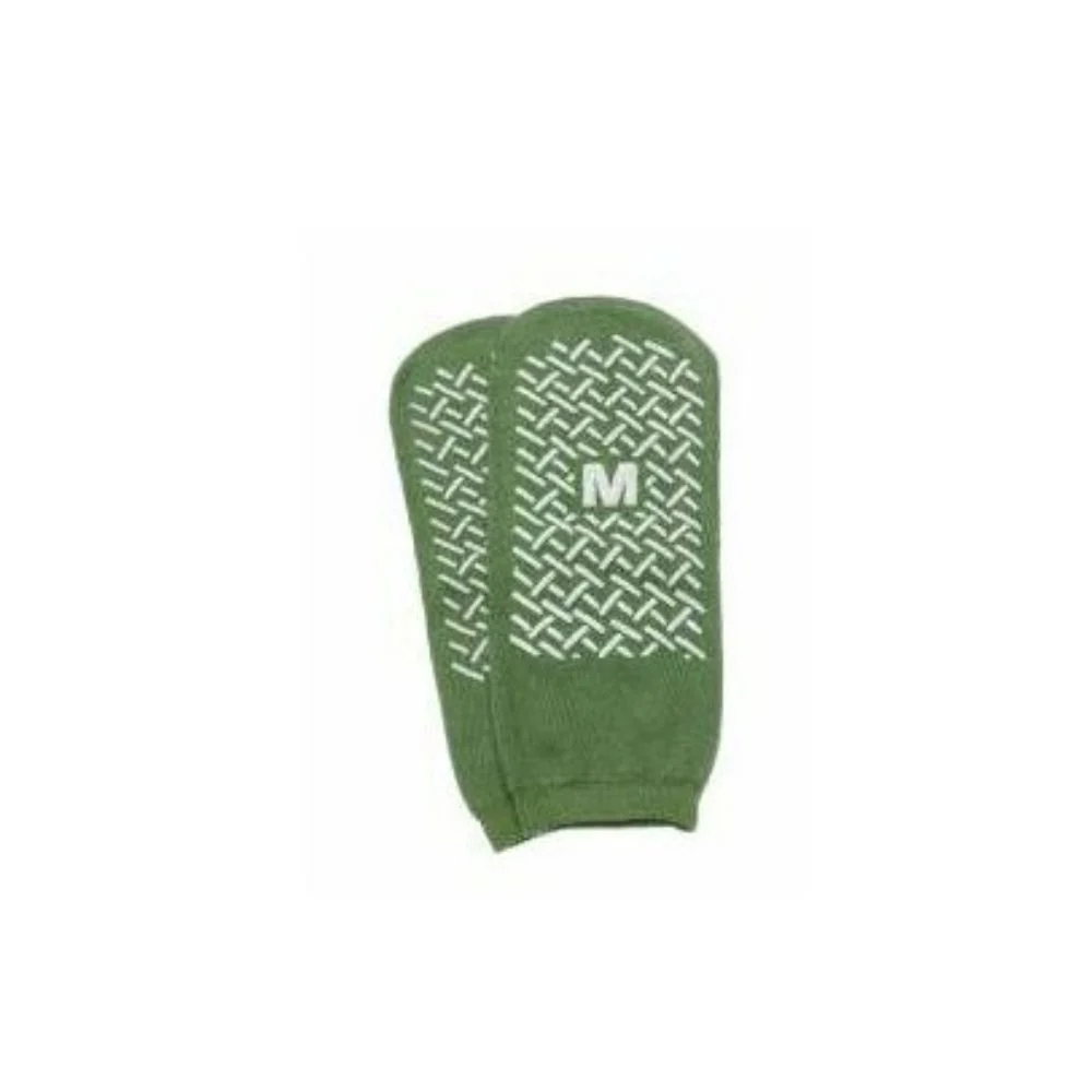 Cardinal Health Non-Slip Hospital Socks with Grips, Single Tread, Interior Terry Cloth - Image 4