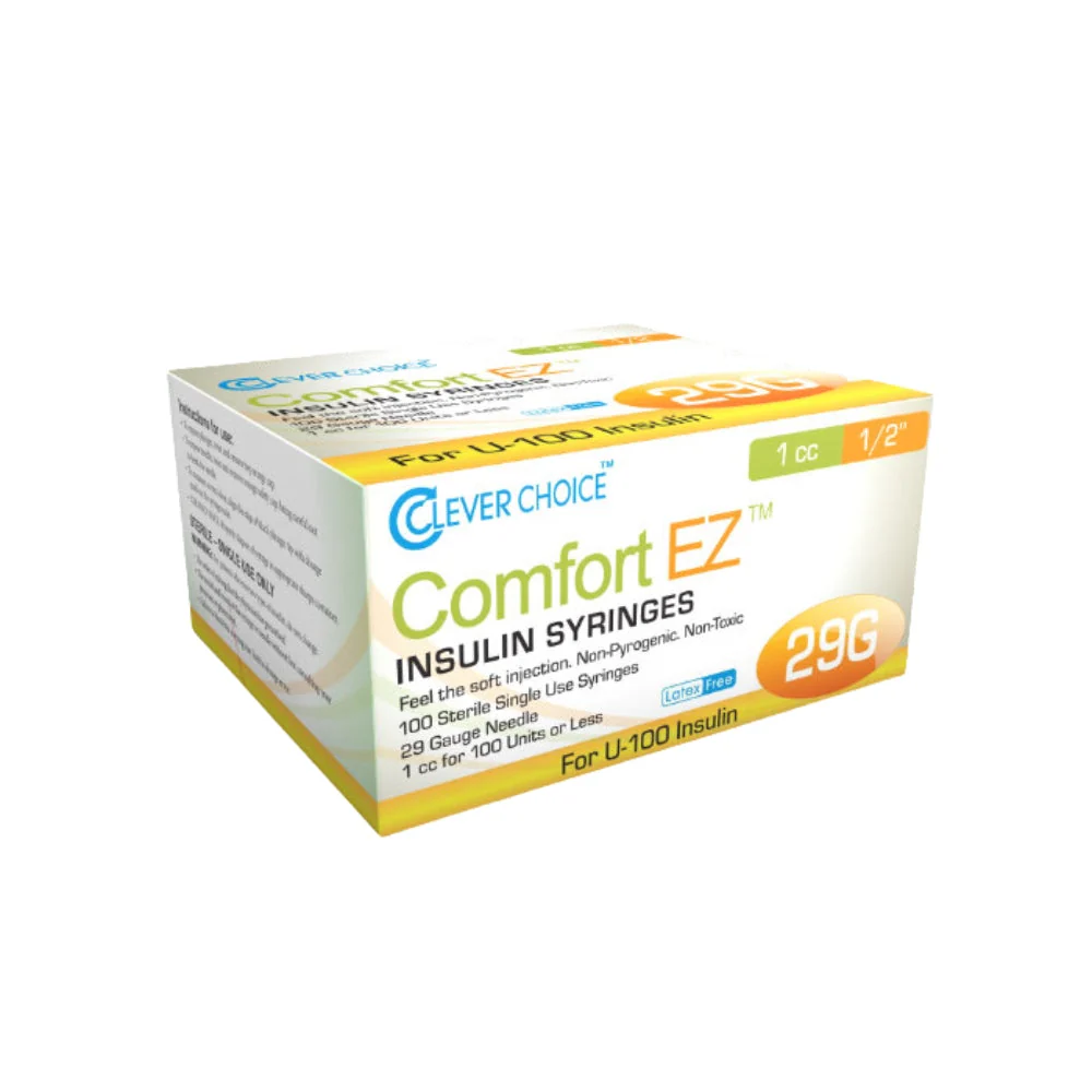 Clever Choice Comfort EZ U100 Insulin Syringes - Image 4