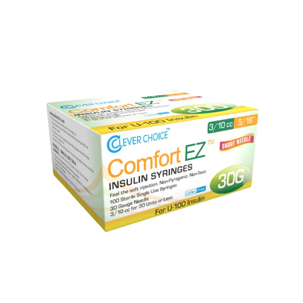 Clever Choice Comfort EZ U100 Insulin Syringes - Image 5
