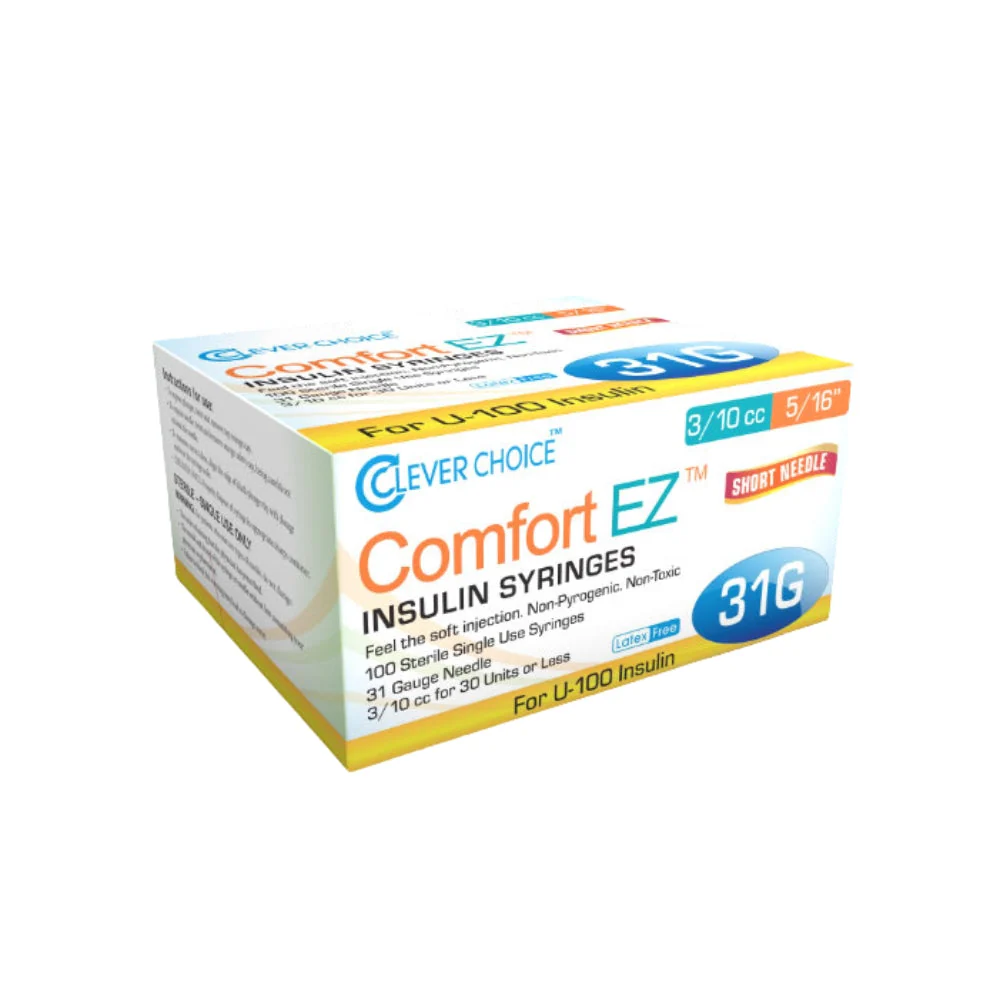 Clever Choice Comfort EZ U100 Insulin Syringes - Image 8