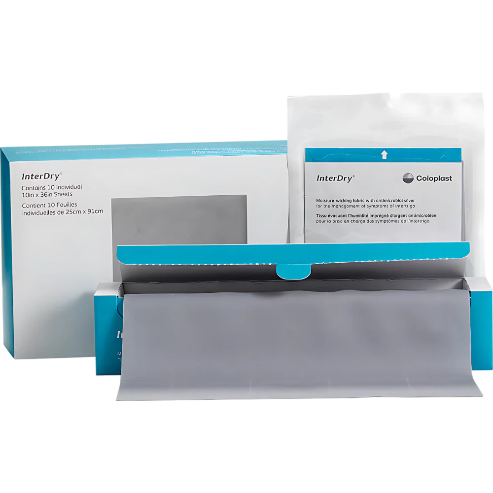Coloplast InterDry Antimicrobial Silver Fabric for Moisture, Odor, and Inflammation Management - Image 3