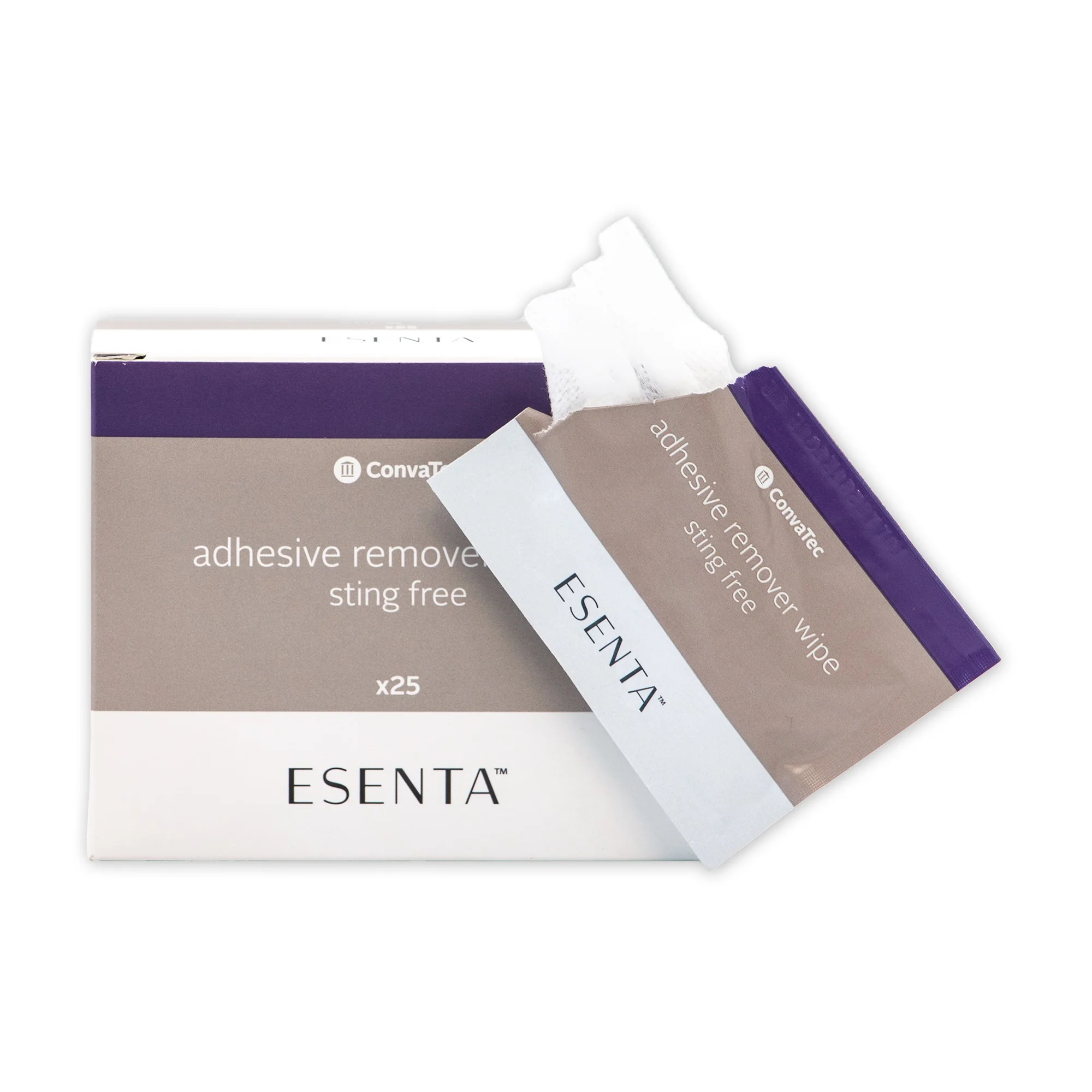 ConvaTec ESENTA Sting-Free 3 mL Skin Adhesive Remover Wipes, Latex-free, Silicone-Based, 423391 - Image 2