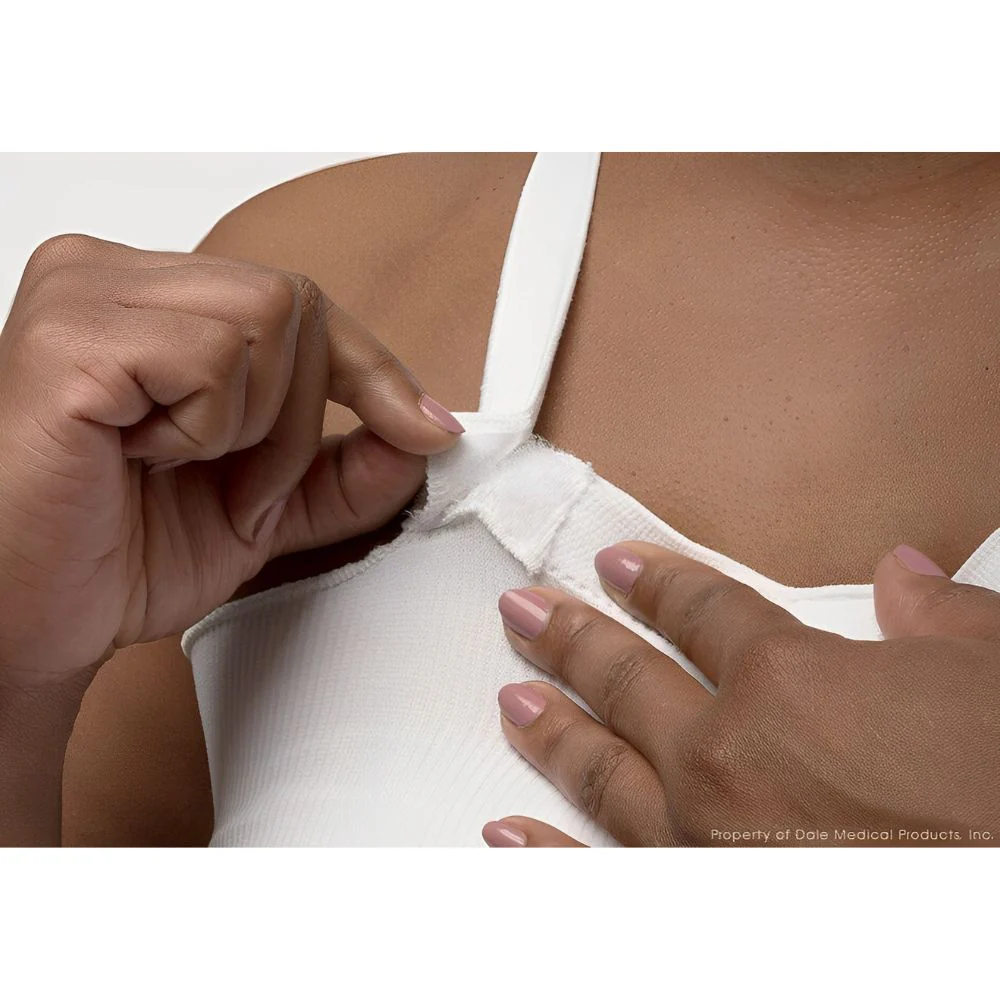 Dale Post Surgical Seamless Bra, One-Piece Design and Detachable Straps, Latex-free - Image 3
