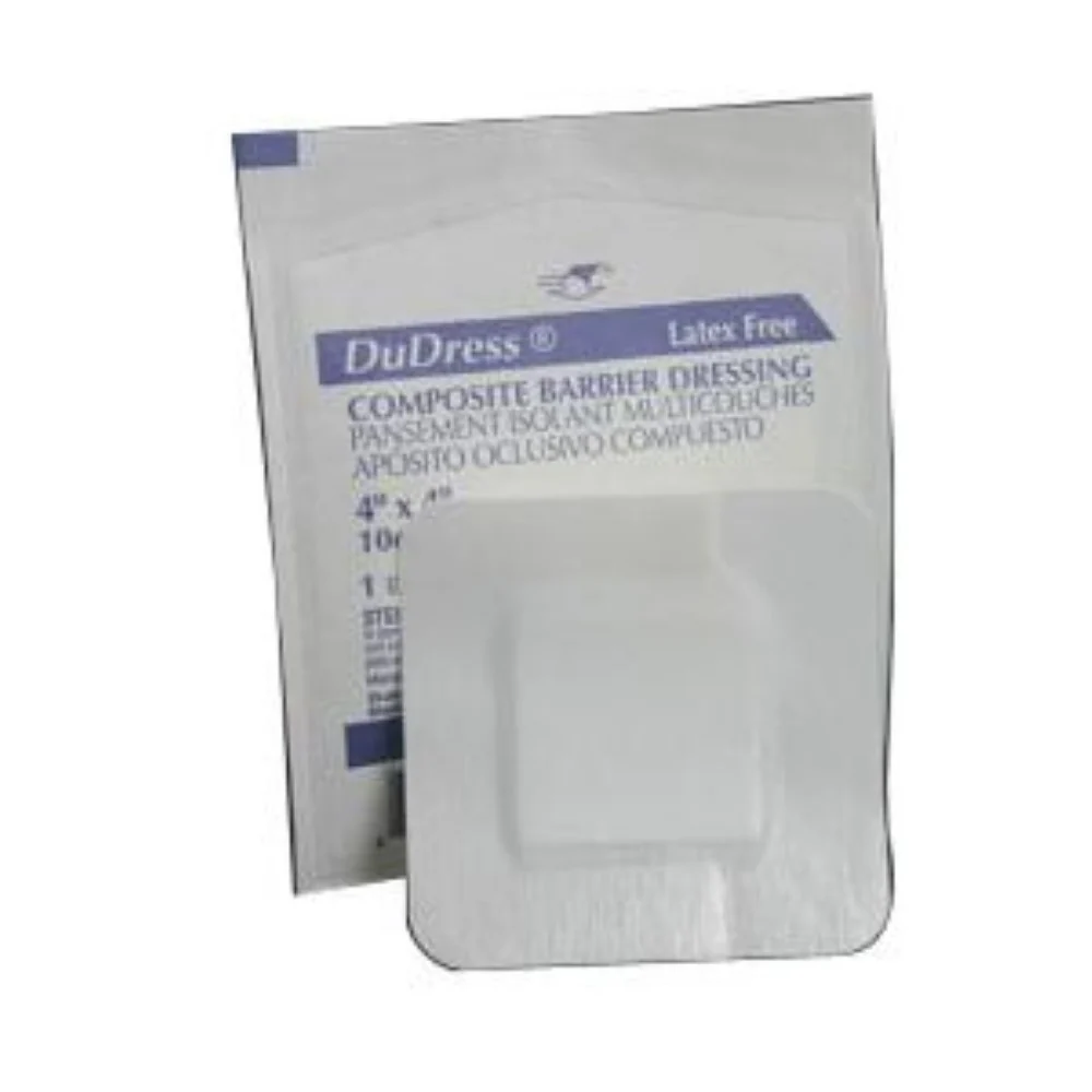 Derma Sciences DuDress Film Top Barrier Dressing, 6 x 8 In.