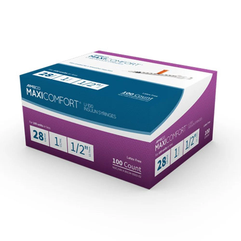 Delta Hi-Tech AIMSCO U100 Insulin Syringes - Image 2