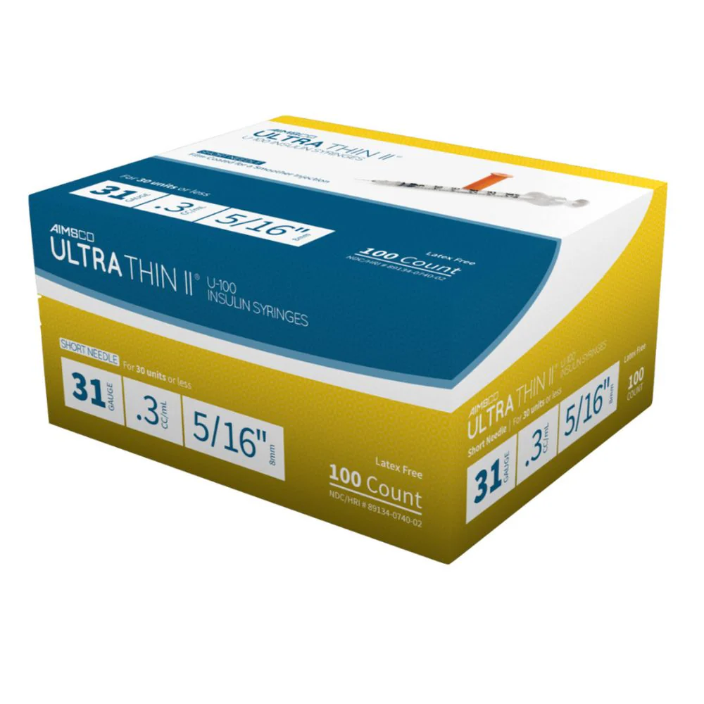 Delta Hi-Tech AIMSCO U100 Insulin Syringes - Image 7