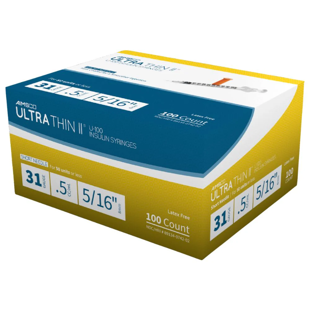 Delta Hi-Tech AIMSCO U100 Insulin Syringes - Image 8