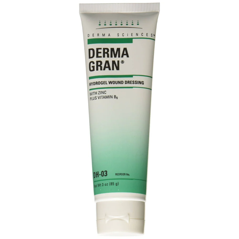 Derma Sciences Dermagran Zinc-Saline Hydrogel Dressing, 3 oz. Tube