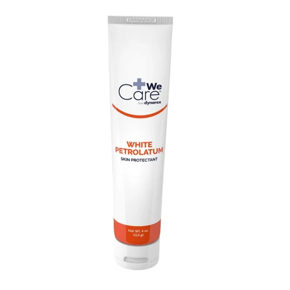 Dynarex White Petrolatum Ointment, Helps Prevent And Eliminate Irritation And Dryness Of Skin, 4 oz. Tube with Flip Top Cap, MPN: 1145