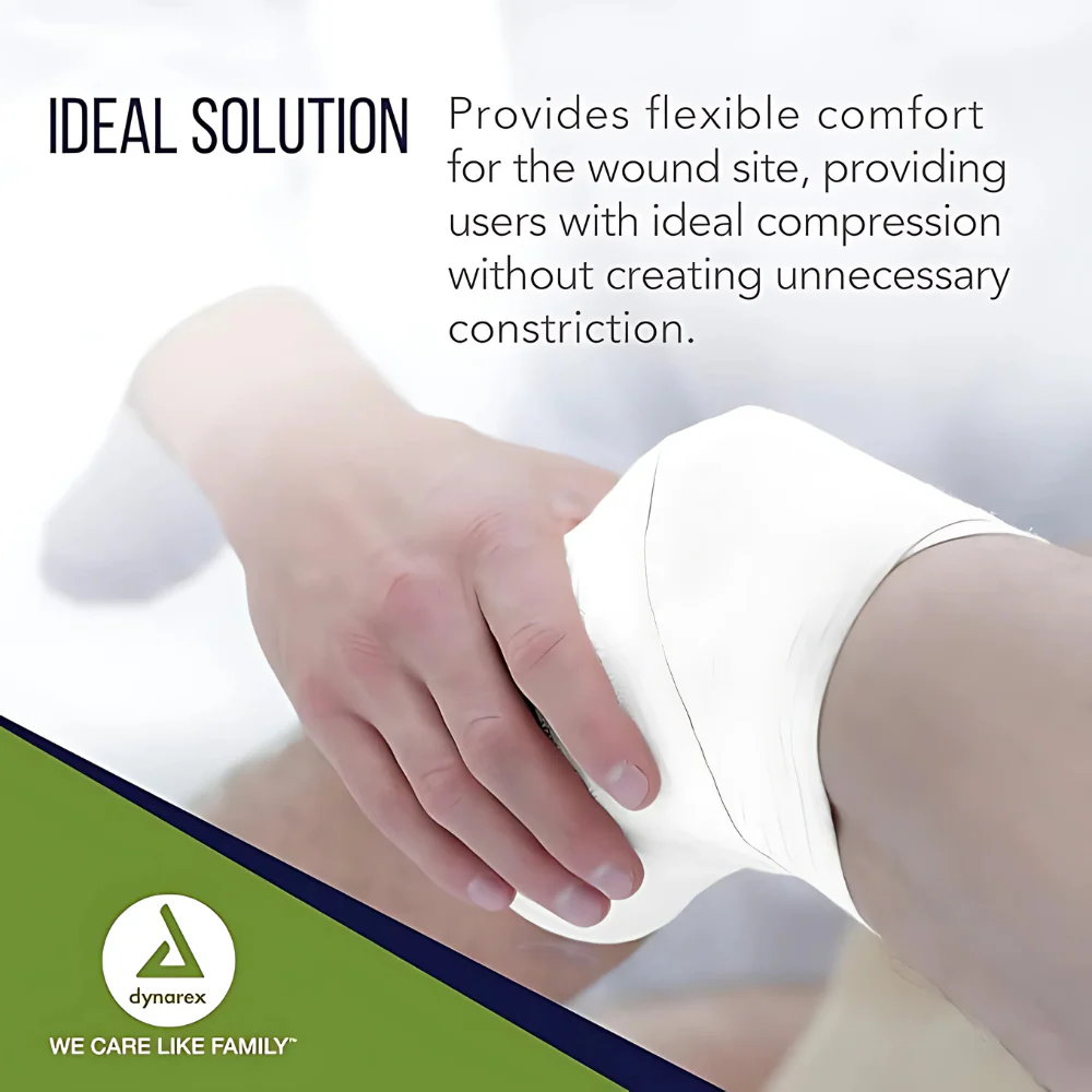 Dynarex Self-adhering Stretch Gauze Bandage Wrap - Image 3