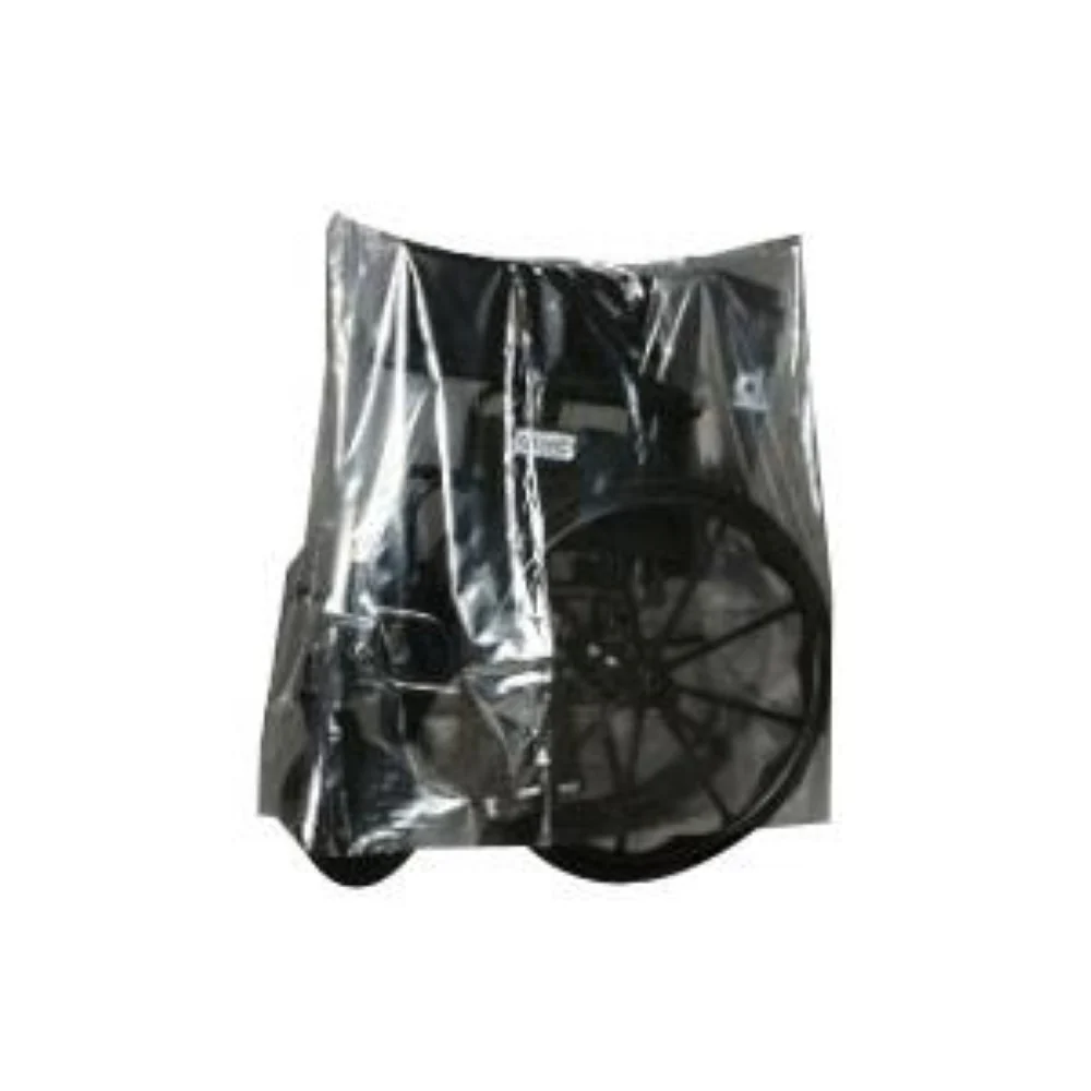 Elkay Plastics Low Density Polyethylene Equipment Cover 35" L x 30" W, 20" Side Gusset, Tan Tint, 1-1/2 mil Thickness, Open Ended Closure
