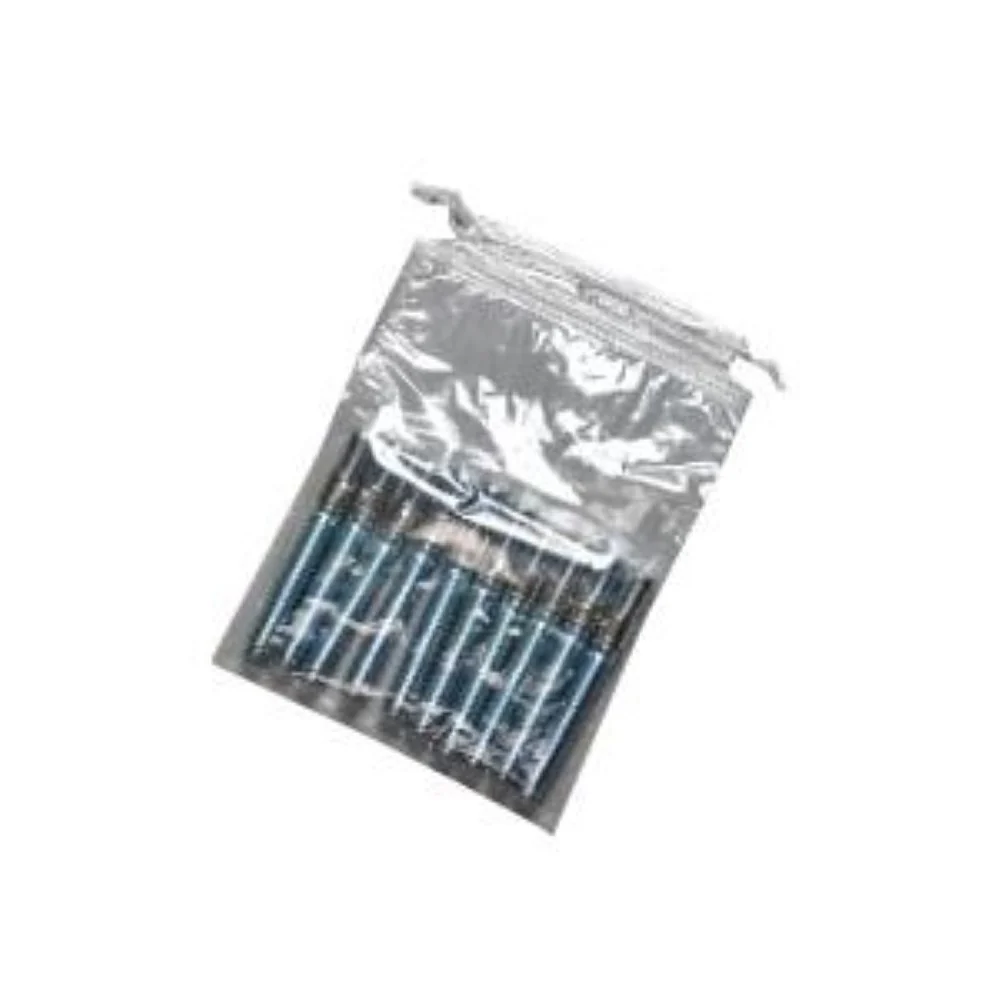 Elkay Plastics Pull-Tite Low Density Polyethylene Double-Drawstring Bag 12" L x 8" W, Clear, 2 mil Thickness