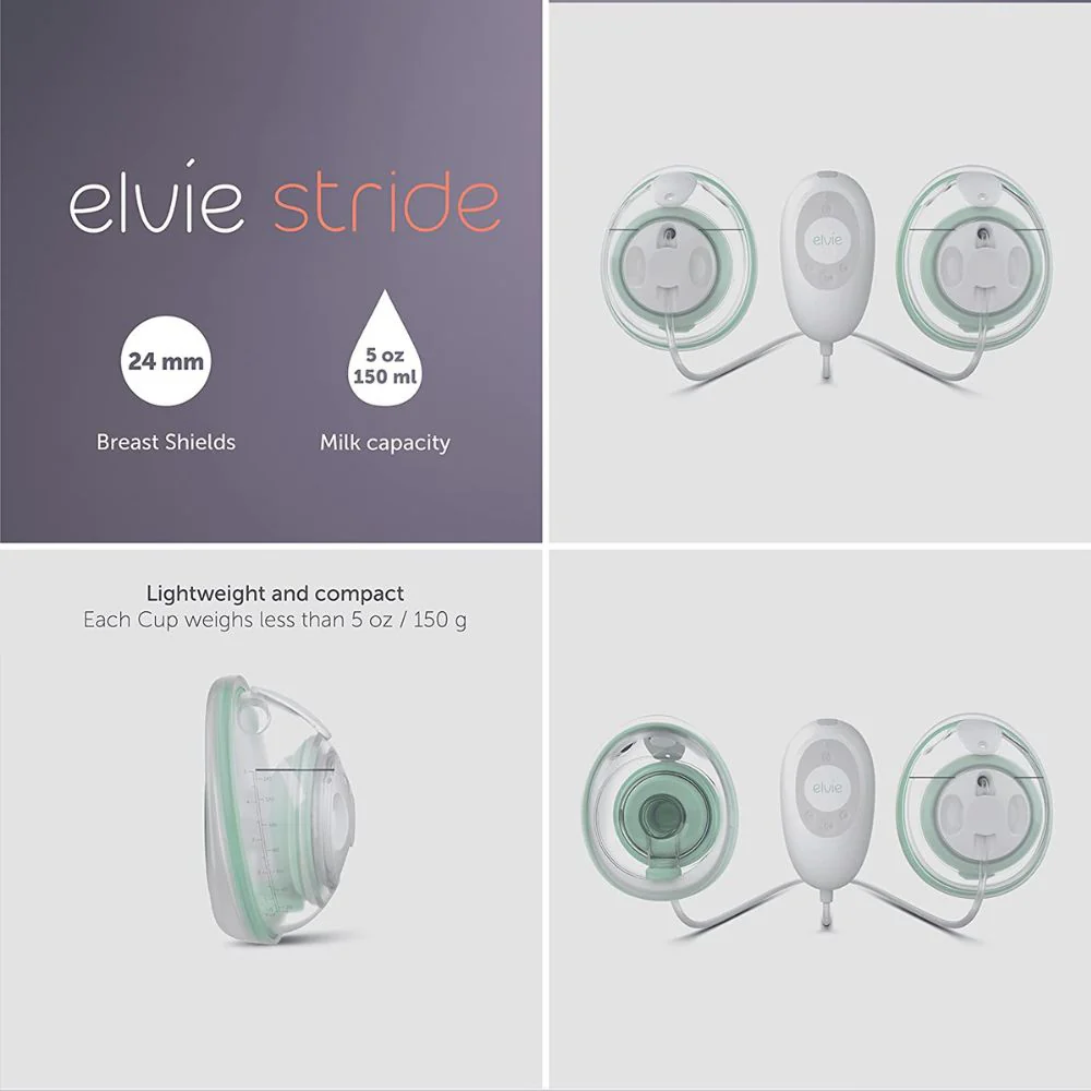 Elvie Stride Hospital-Grade Automatic Breast Pump - Image 6