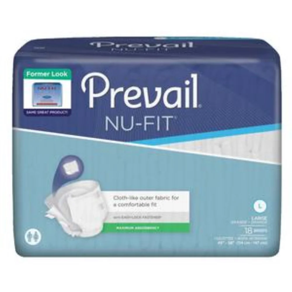 Prevail Nu-Fit Adult Brief, Large (45"- 58")