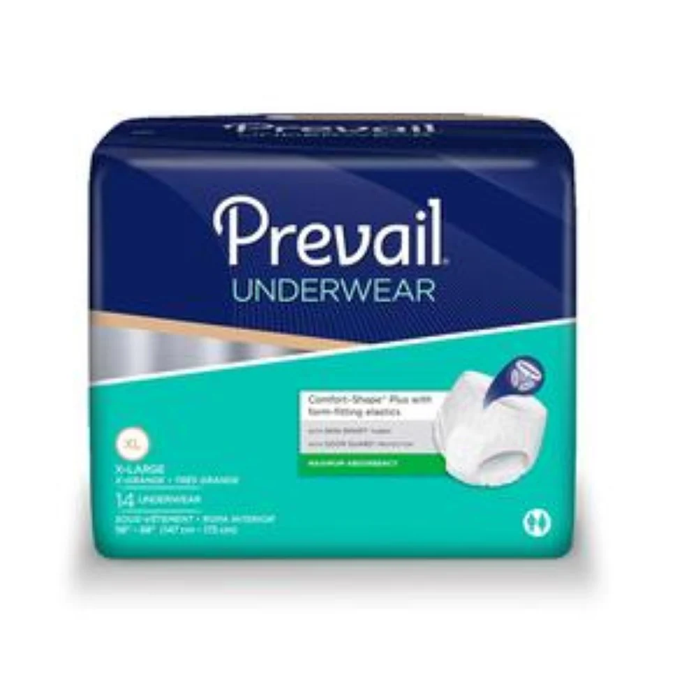 Prevail Super Plus Underwear, XL (58" to 68")
