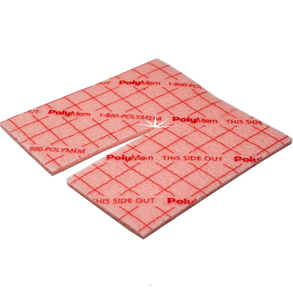 Ferris Polymem Shapes PolyTube Tube Site Standard QuadraFoam Dressing, 3-1/2" x 3-1/2"