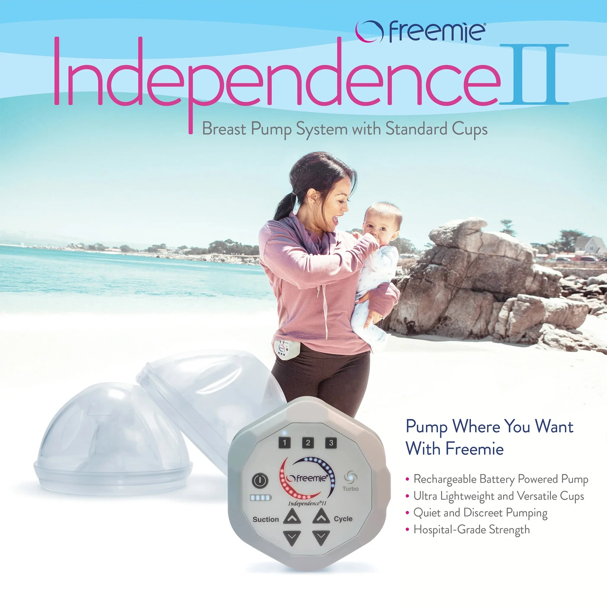 Freemie Independence II Standard Hospital Grade Double Electric Portable Breast Pump - Image 4