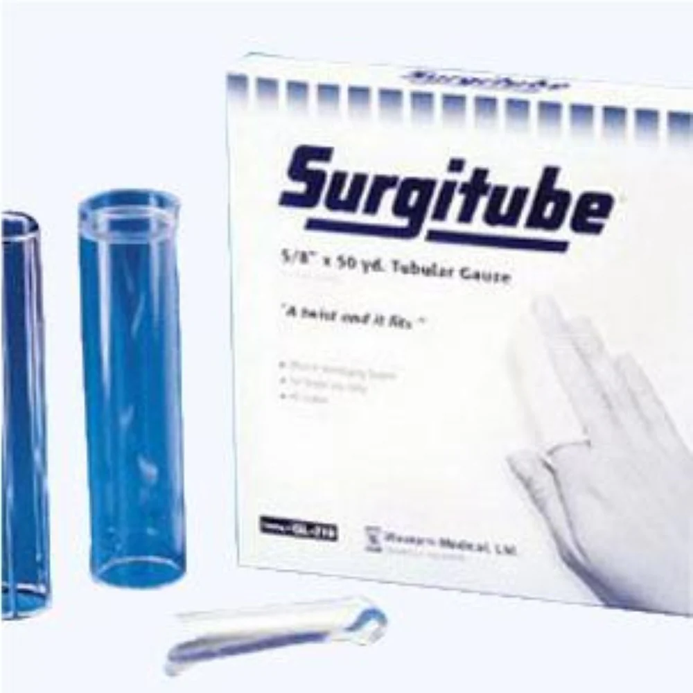 Derma Sciences Surgitube Tubular Gauze Bandage for Arms. Lower Leg, Size 4, 2-5/8" x 50 yds, Beige
