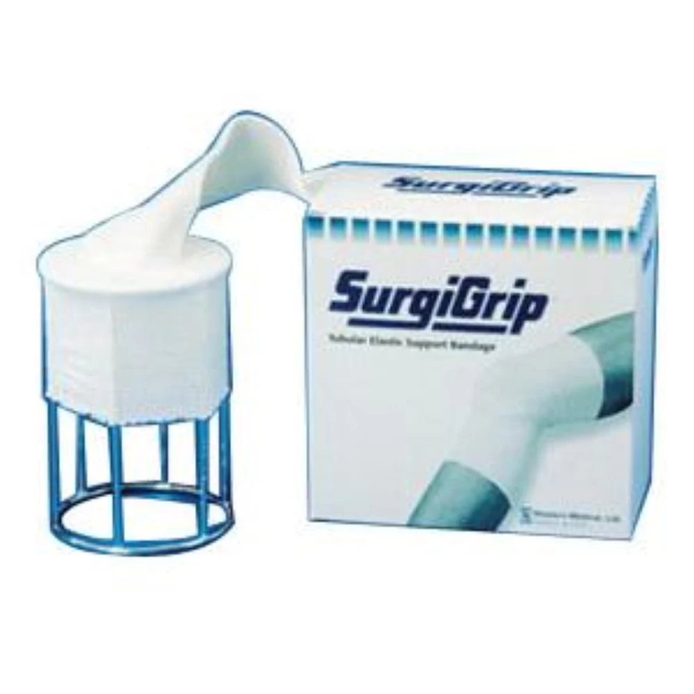 Derma Sciences SurgiGrip Tubular Elastic Support Bandage for Large Thighs, 4-1/2" x 11 yds