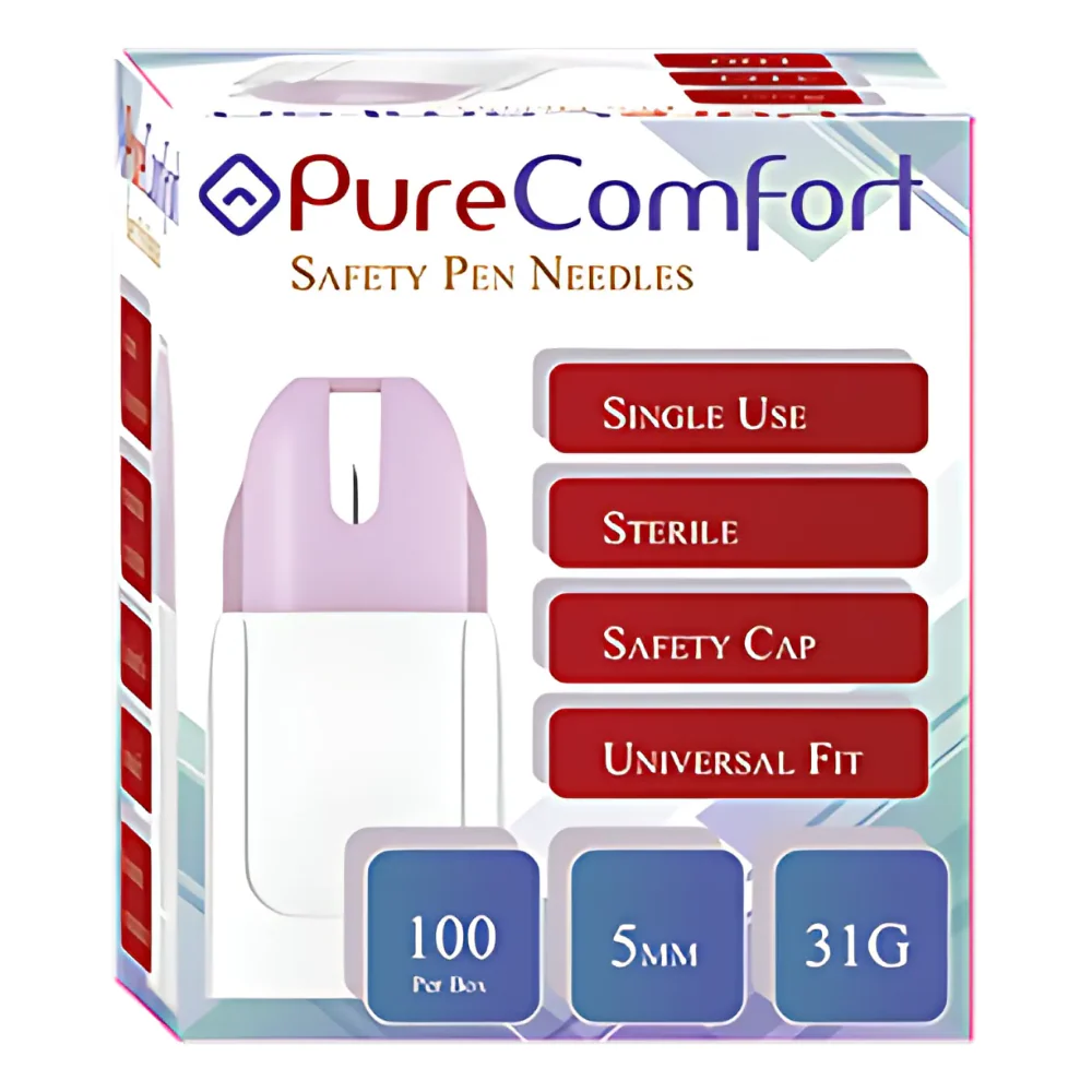 Home Aide Pure Comfort Safety Pen Needles - Image 4
