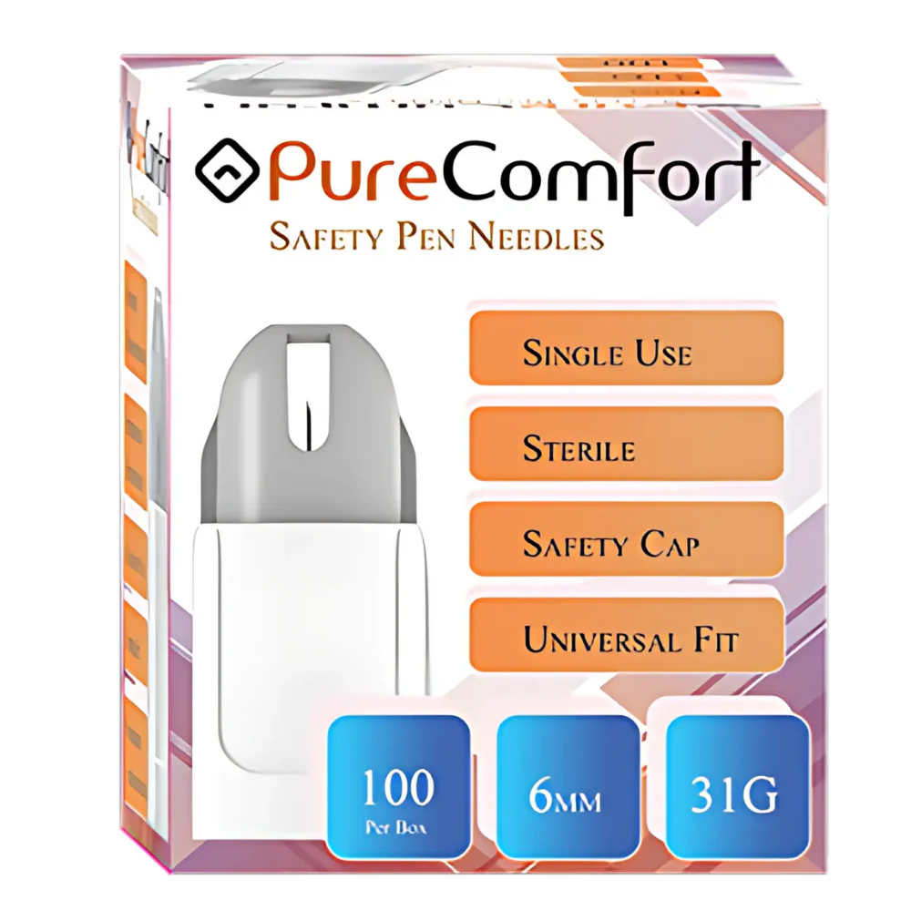 Home Aide Pure Comfort Safety Pen Needles - Image 6