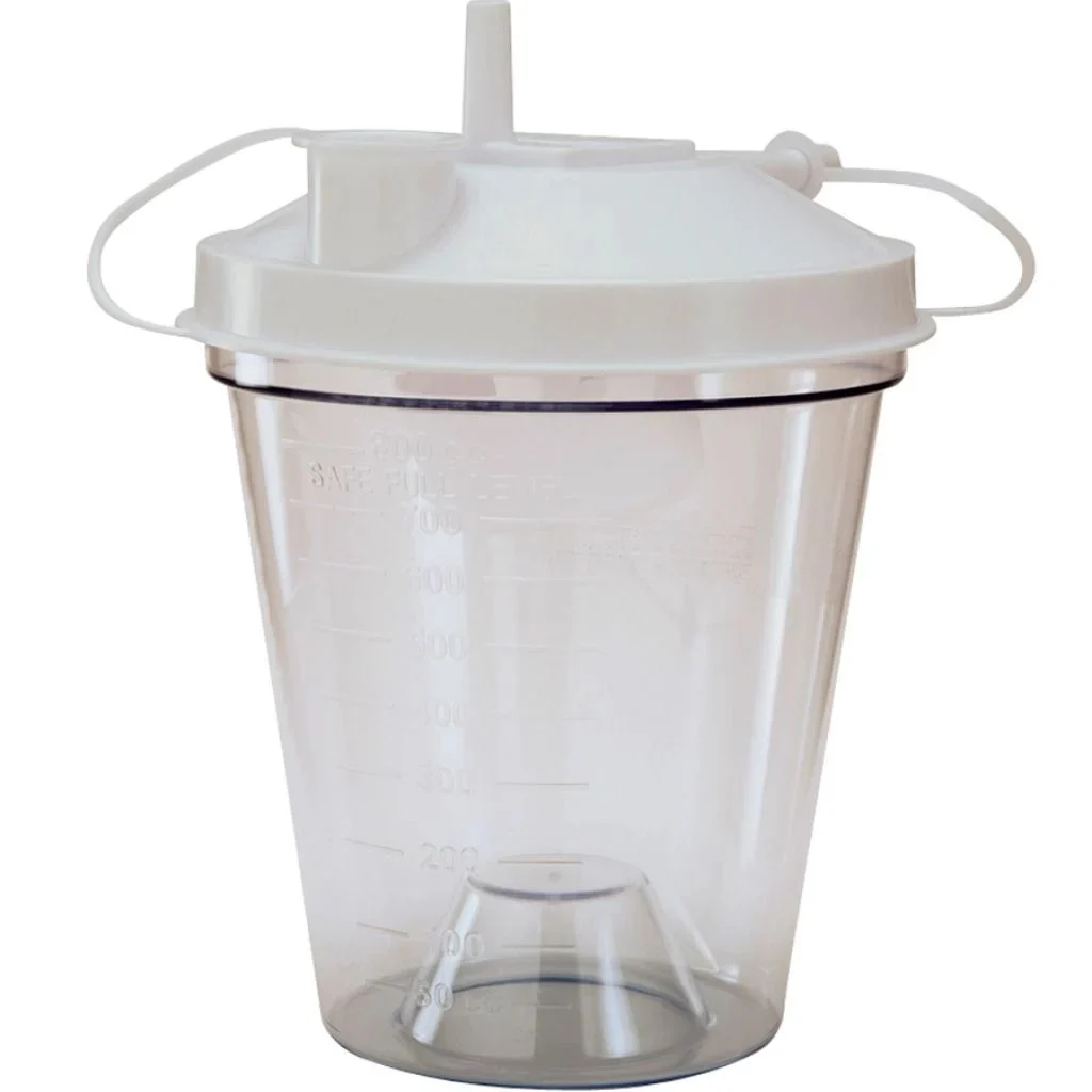 EVO Medical Disposable 800cc Suction Canister with Universal Ports and Size