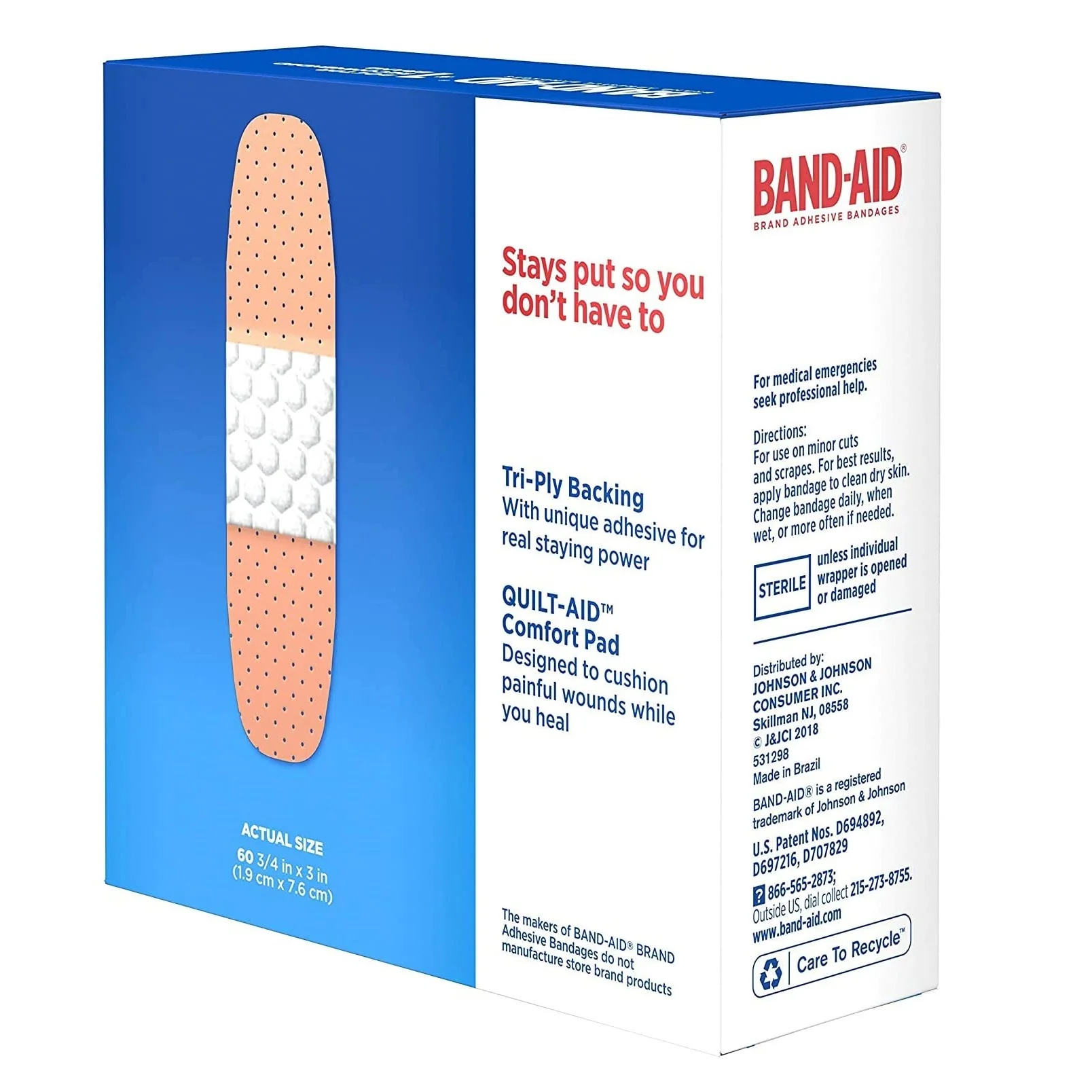 Johnson & Johnson Band-Aid, Adhesive Strip Bandages - Image 2