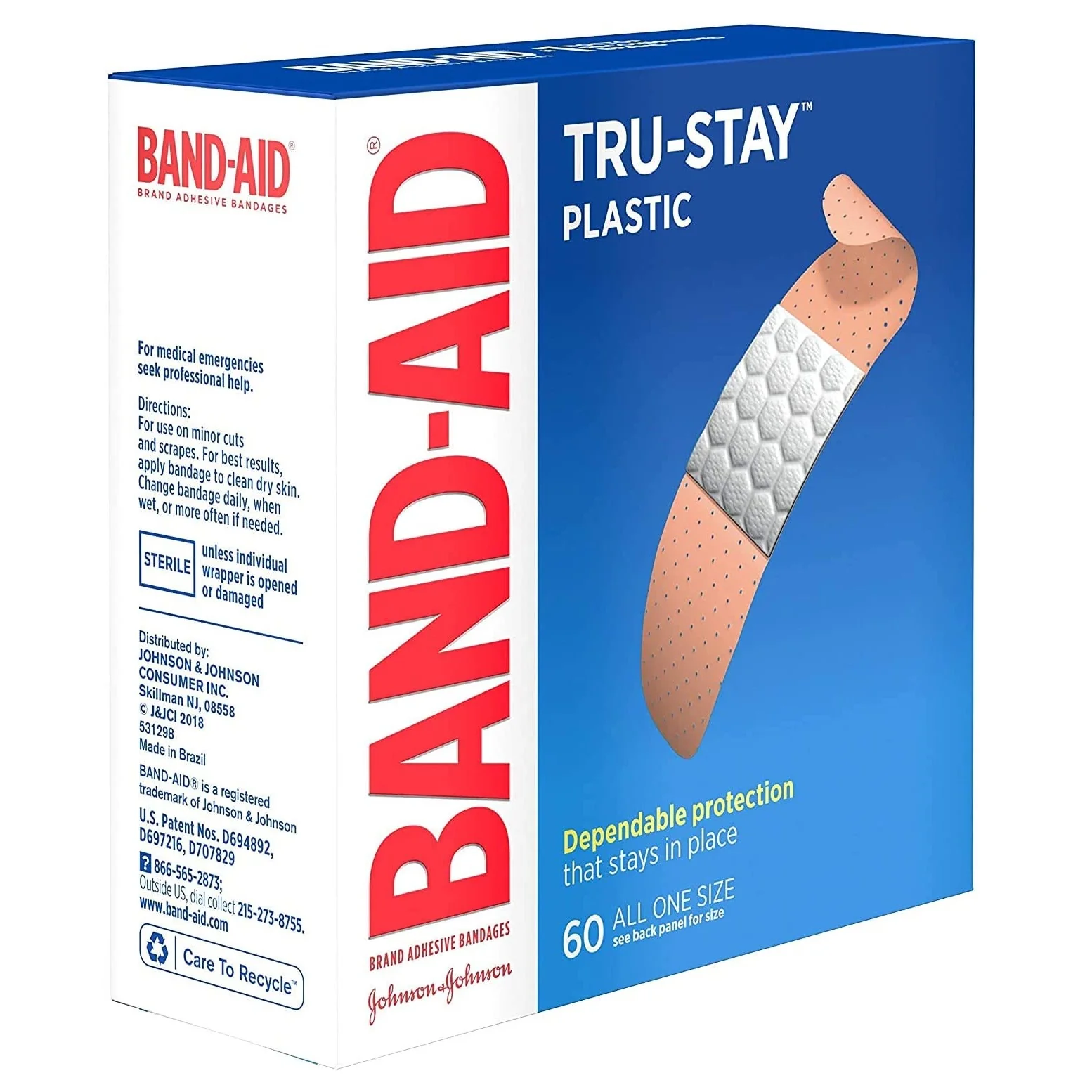 Johnson & Johnson Band-Aid, Adhesive Strip Bandages - Image 3
