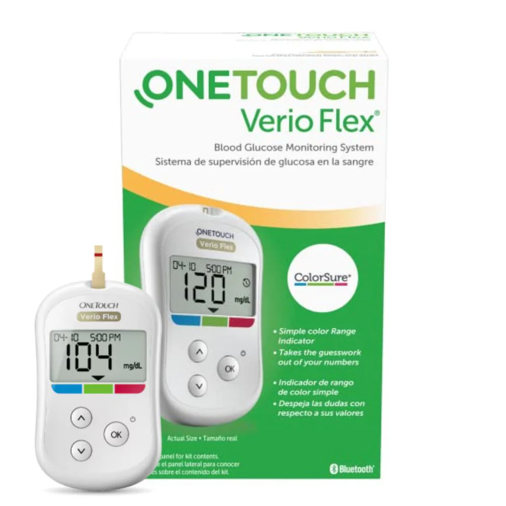 Lifescan OneTouch Verio Flex Blood Glucose Test Strips / Meter / Monitoring Kits - Image 3