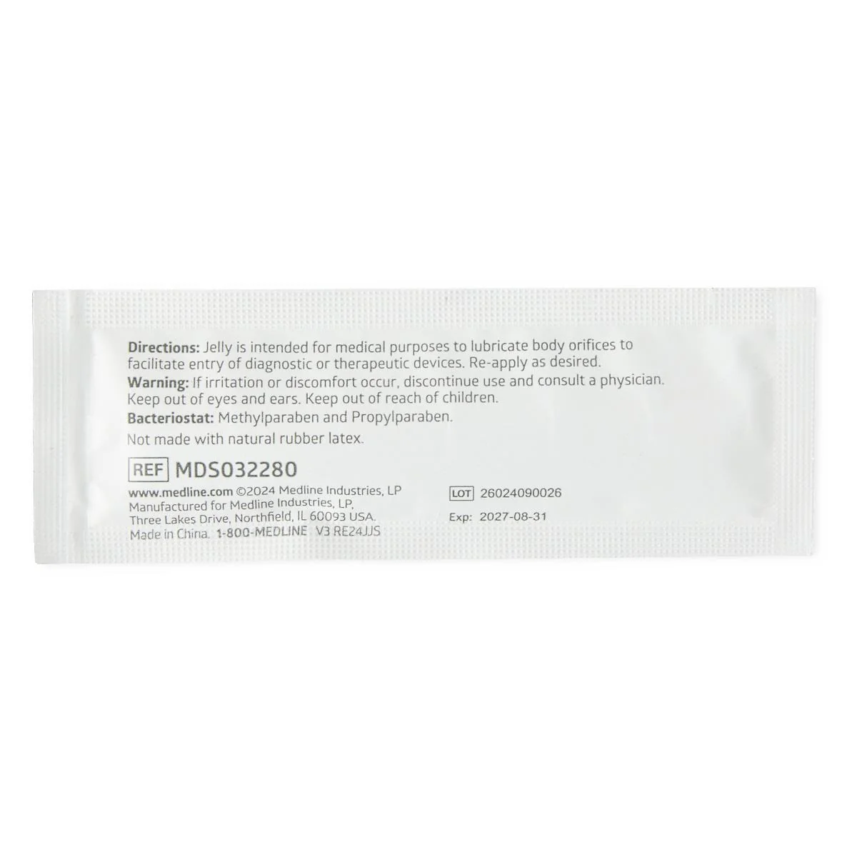 Medline Medical Lubricating Jelly, Sterile, Water-Soluble, Latex-Free - Image 5