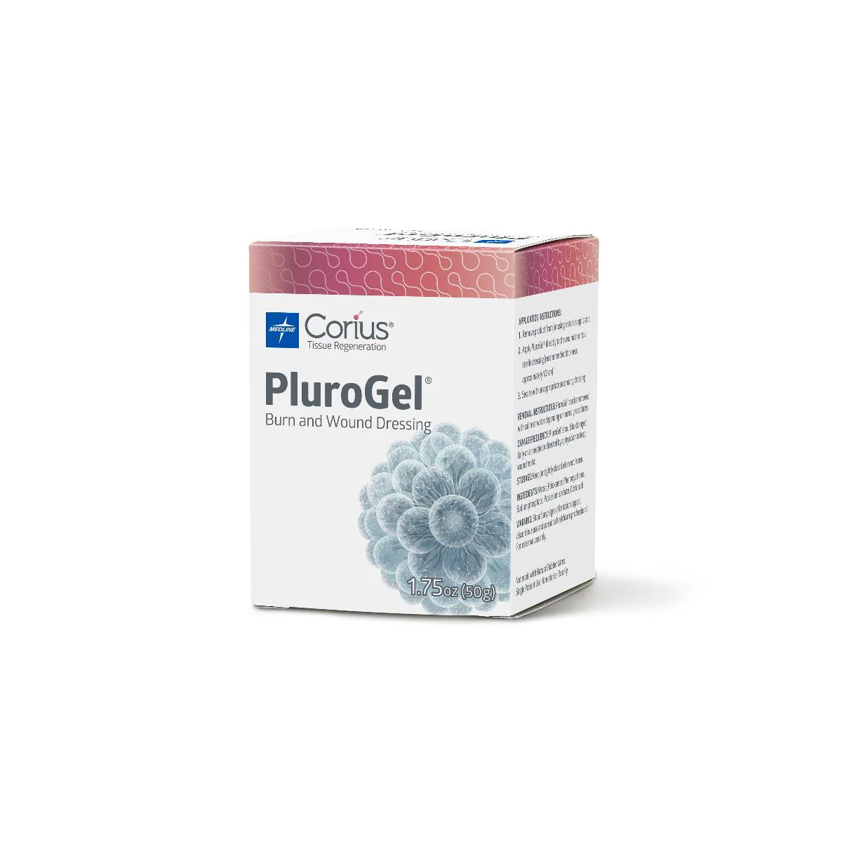 Medline PluroGel Burn and Wound Care Gel Dressing, 1.75 oz. (50g) Jar - Image 3
