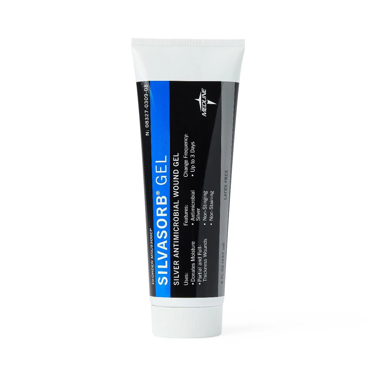 Medline SilvaSorb Silver Antimicrobial Wound Gel, in Educational Packaging - Image 3