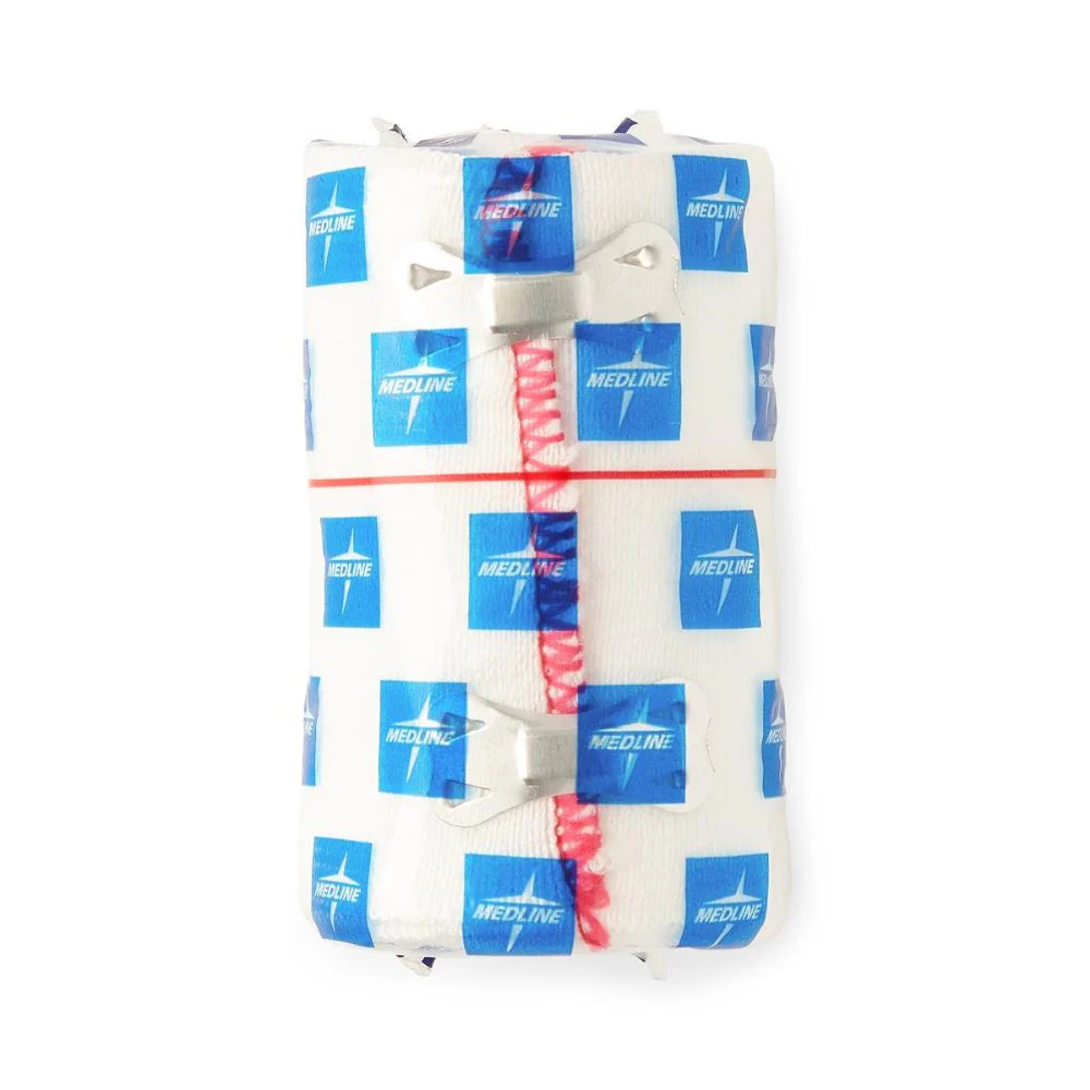 Medline Sure-Wrap Nonsterile Elastic Stretch Bandage with Clips - Image 3