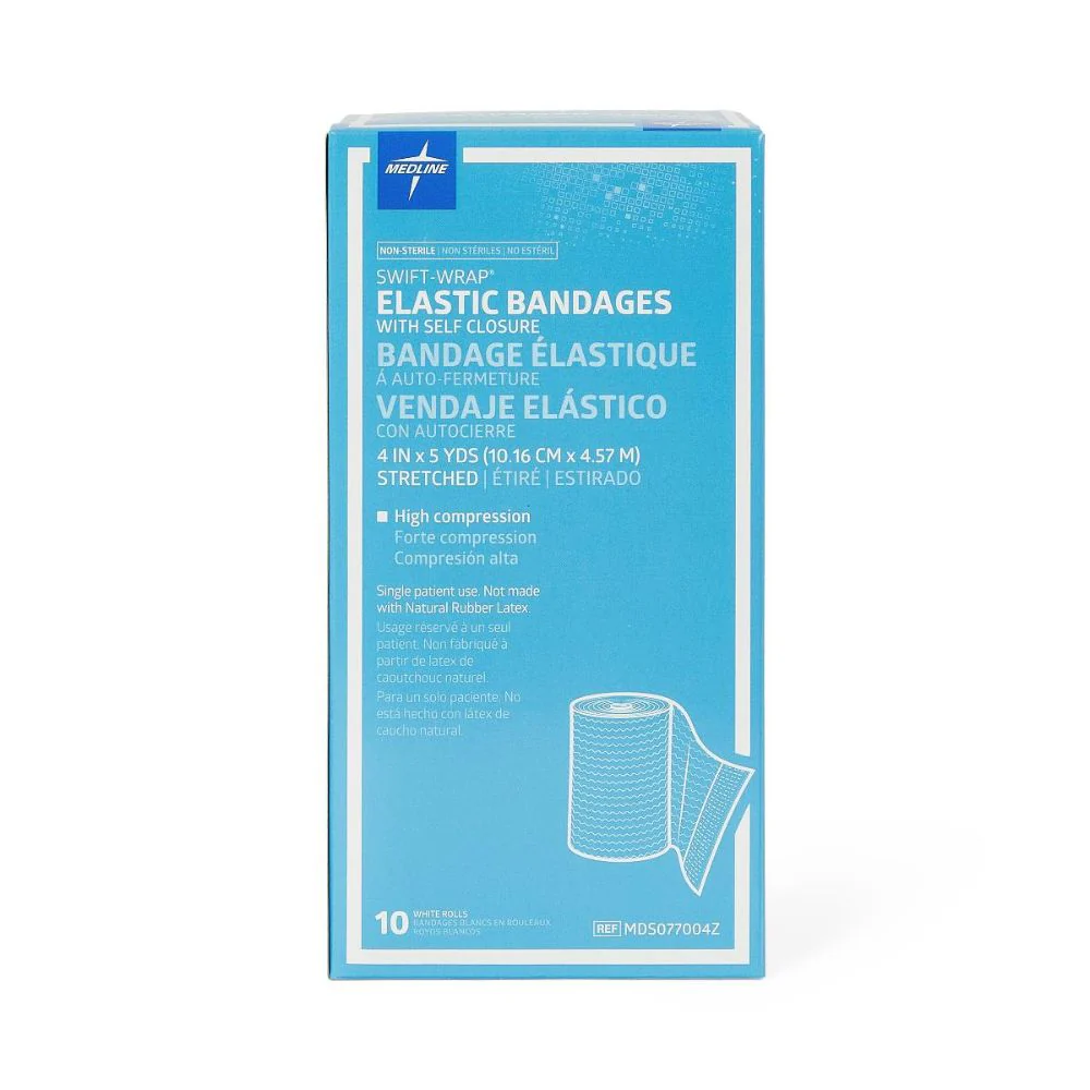 Medline Swift-Wrap Nonsterile Elastic Stretch Bandage with Self-Closure - Image 2