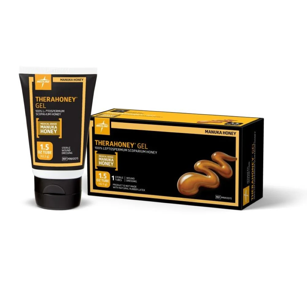Medline TheraHoney Wound Gel Dressing, 100% Medical-Grade Manuka Honey - Image 2